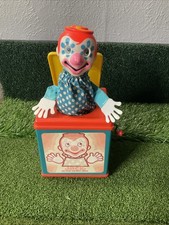 Vintage 1976 Mattel Jack In The Music Box Clown Toy Tested Works Great