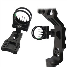 Bow & Arrow 5-pin Aiming Recurve Bow Straight Draw Bow Composite Sight 12*5.5cm