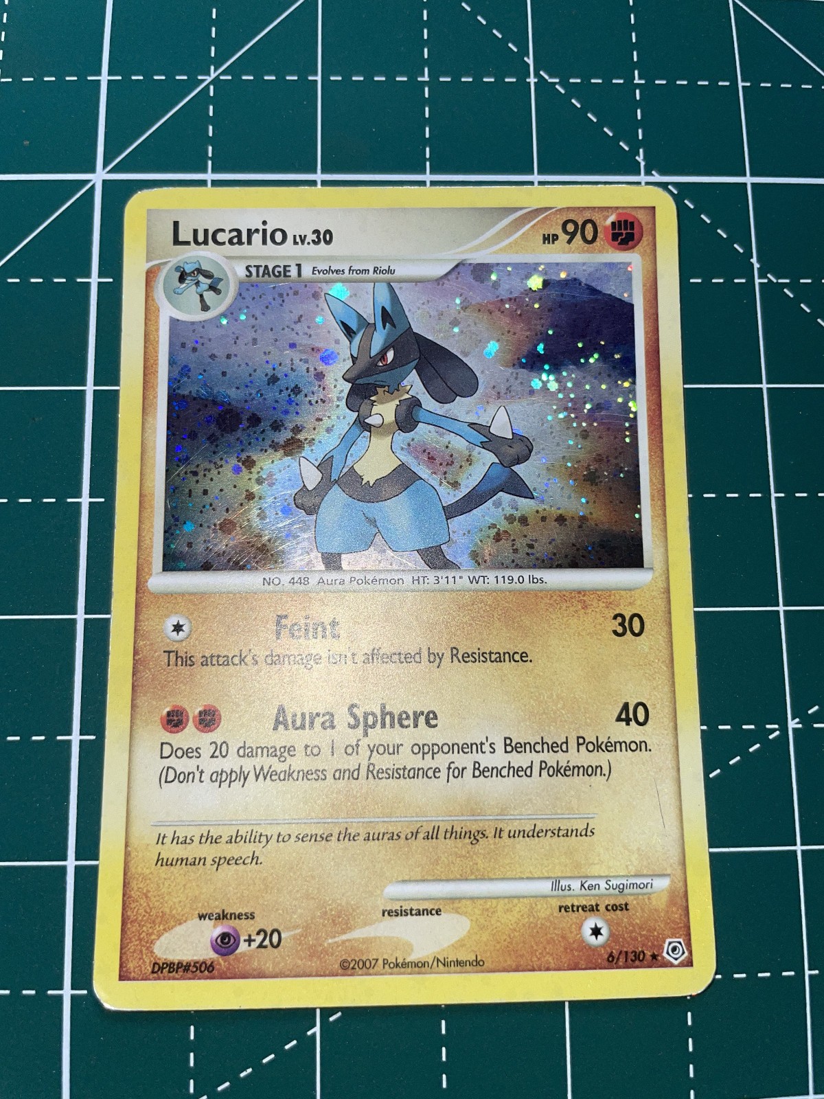 Lucario 6/130 Holo Diamond & Pearl Pokemon TCG
