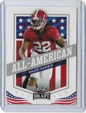 Najee Harris 2021 Leaf Draft All-American #45 RC