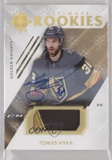 2018 Ultimate Collection Rookies /99 Tomas Hyka #64 RPA Rookie Patch Auto RC 9hi
