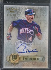 2013 Topps Five Star PAUL MOLITOR #FSBA-PMO Minnesota Twins Auto /386 HOF