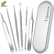 Kompakte Edelstahl Pickelentferner für hygienische Anwendung mit PVC-Abdeckung