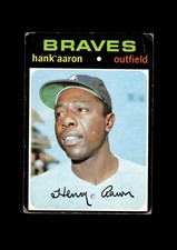 1971 Topps Set-Break #400 Hank Aaron LOW GRADE *GMCARDS*