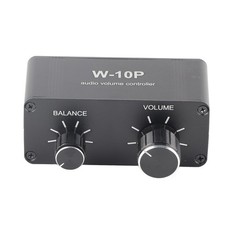 1 Mini Stereo Audio Volume Controller Portable Volume Adjuster For Home Use