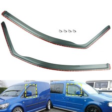 2x Wind-Regenabweiser Windschutz Windabweiser für VW Caddy III IV 2004-20 2-Tür
