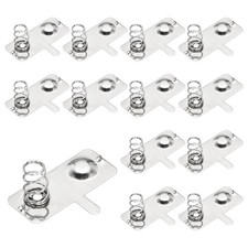 12 Pcs AA Battery Contact Spring Plates 28 mm x 12mm Terminal Contact