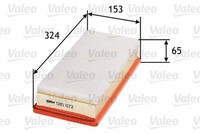 Valeo Luftfilter 585072 FüR CitroËN Peugeot