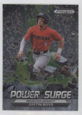 2022 Panini Prizm Draft Picks Power Surge Justin Boyd #PS-JB 09wc