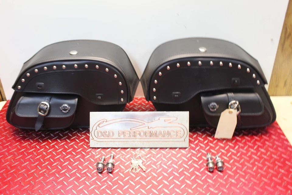 Harley Davidson Sportster Iron 883 2013 viking cuero alforja bolsas montajes SP109 Foto 2 de 4