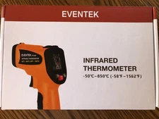 Infrared thermometer gun for environment open box never used 