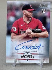 2025 Topps Stadium Club - Auto Andrew Walters #SCBA-AW (AU, RC) Guardians
