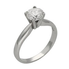 18ct White Gold Solitaire Diamond Engagement Ring - 1.00ct