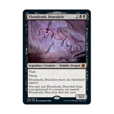 WotC MtG AFR Ebondeath, Dracolich (MR) NM