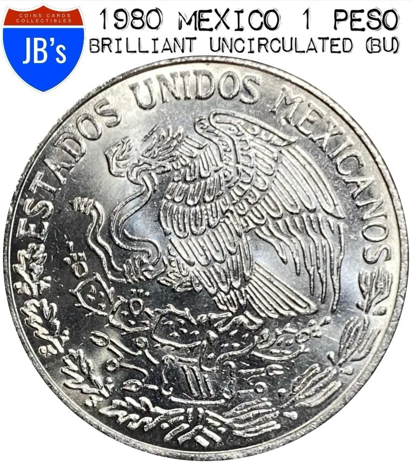 25+ Uncirculated 1980 Mexican Coins for sale | Updated Oct 2026