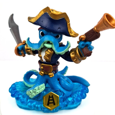 Skylanders Swap Force Wash Buckler Figure Tested Works Free Very Good Condition