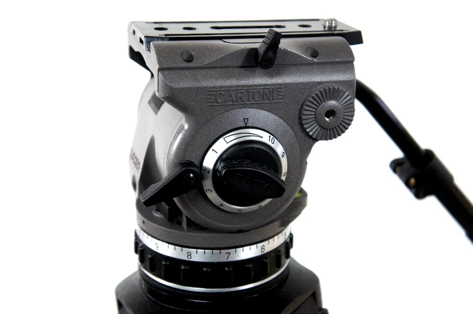 CARTONI LASER HEAD TELESPAN BAR PLATE BAG TDKNOB DA TRIPOD SYSTEM SERVICED 26Lbs - Image 4 of 4