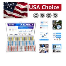 160PCS Waterproof Solder Seal Wire Connectors Kit - Solderless Heat Shrink