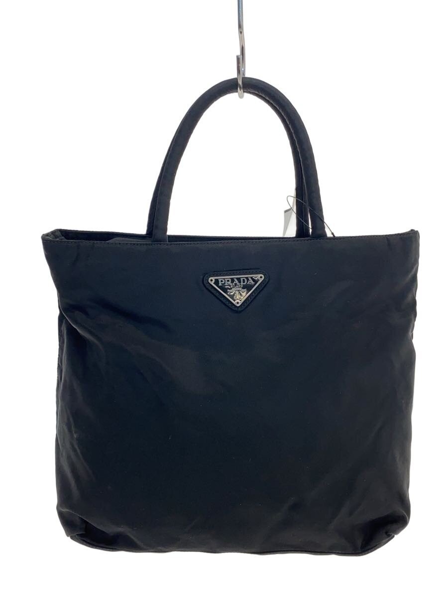 PRADA handbag nylon black plain
