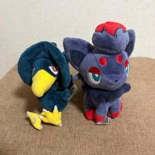 Excellent Condition Pokemon Fit Murkrow  Zorua Plush Set
