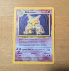 Wizards of the Coast Pokemon Alakazam Base Set Holo Rare 1/102