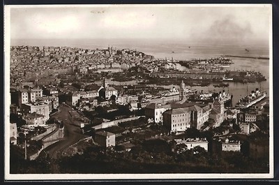 Ansichtskarte Genova, Panorama 1934 