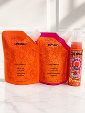 Amika Normcore Shampoo Conditioner Wizard Primer 3 Pc Travel Set NEW