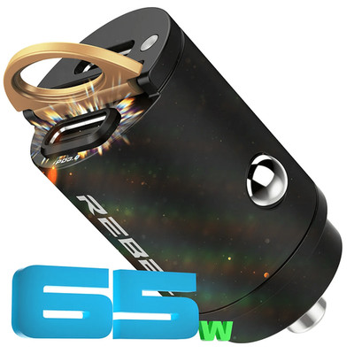 Dual 65W USB C Fast Car Charger 12V/24V [Smallest Metal Frame] PD65W, QC60W 4.0/