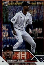2023 Topps #494 Brendon Davis Purple Foilboard #/799