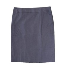 NWT Talbots Blue Cotton Lined Lightweight Pencil Straight Skirt - SIZE 8