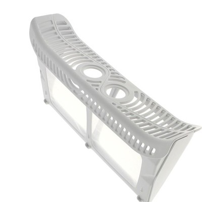 QUAILITAS Flusenfilter für Wäschetrockner [1er Pack] Flusenkäfig weiß 