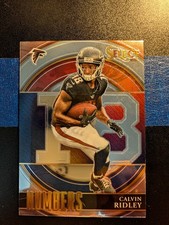 2021 Panini Select - Select Numbers Calvin Ridley  / Justin Tucker  Error Card