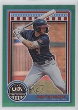 2025 Panini Stars and Stripes Green Gavin Grahovac #7 16wc
