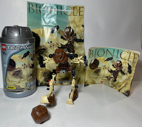 VTG Lego Bionicle Technic 8531 Pohata - Complete with Canister, Manual, Poster