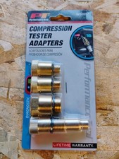 Pt Tools Compression Tester Spark Plug Adapters Set For Gas Engine Testing