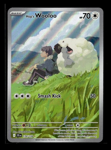 Pokemon Hop's Wooloo #170/159 SV09: Journey Together