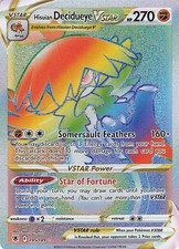 Hisuian Decidueye VSTAR 195/189 Rainbow Rare Astral Radiance Pokemon Near Mint on eBay