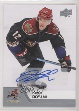 2020-21 Upper Deck AHL Auto Kevin Roy #33 Auto 0a4