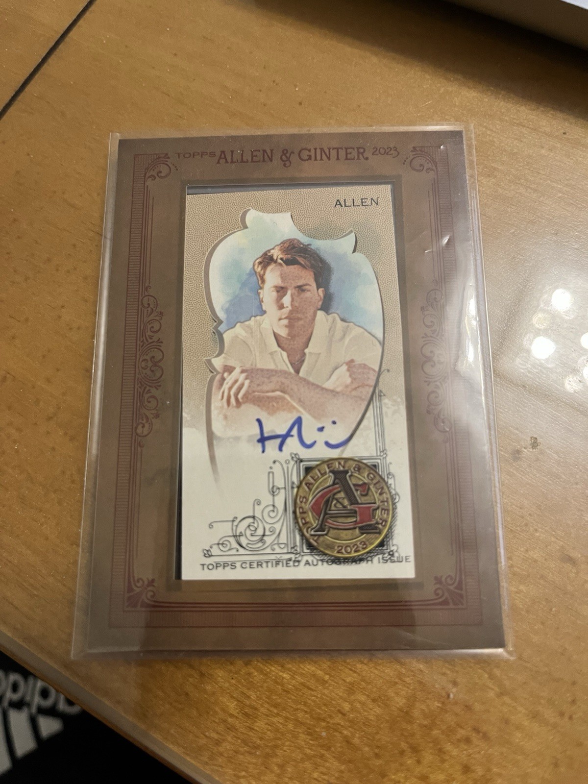 Hoodie Allen 2023 Topps Allen & Ginter Mini Autograph Card Auto Rapper Signed