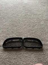 For BMW E92 E93 LCI 10-13 328i 335i Convertible Gloss Black Front Kidney Grilles