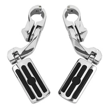 1.25" Highway Foot Pegs Pedals Fit For Harley Touring Road King Street Glide