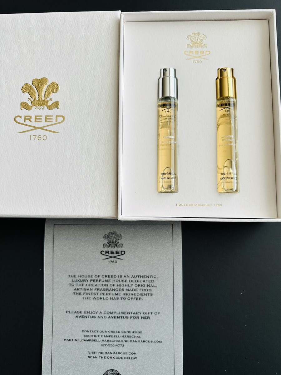 CREED Aventus & Aventus For Her Gift Set Travel Spray 10ml /0.33oz