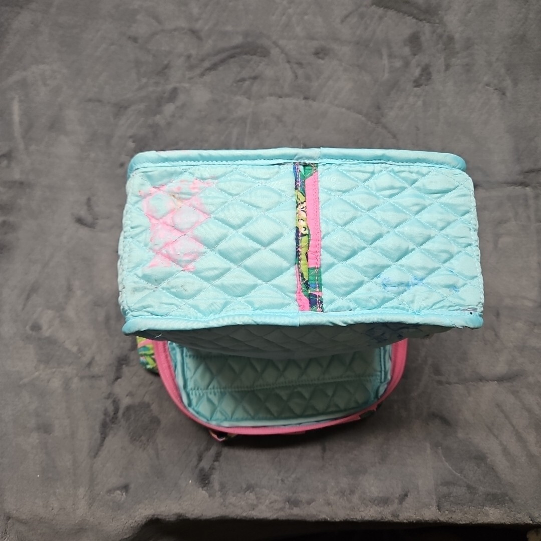 Vera Bradley Backpack Quilted Tropical Paradise Pink Floral  display picture 3