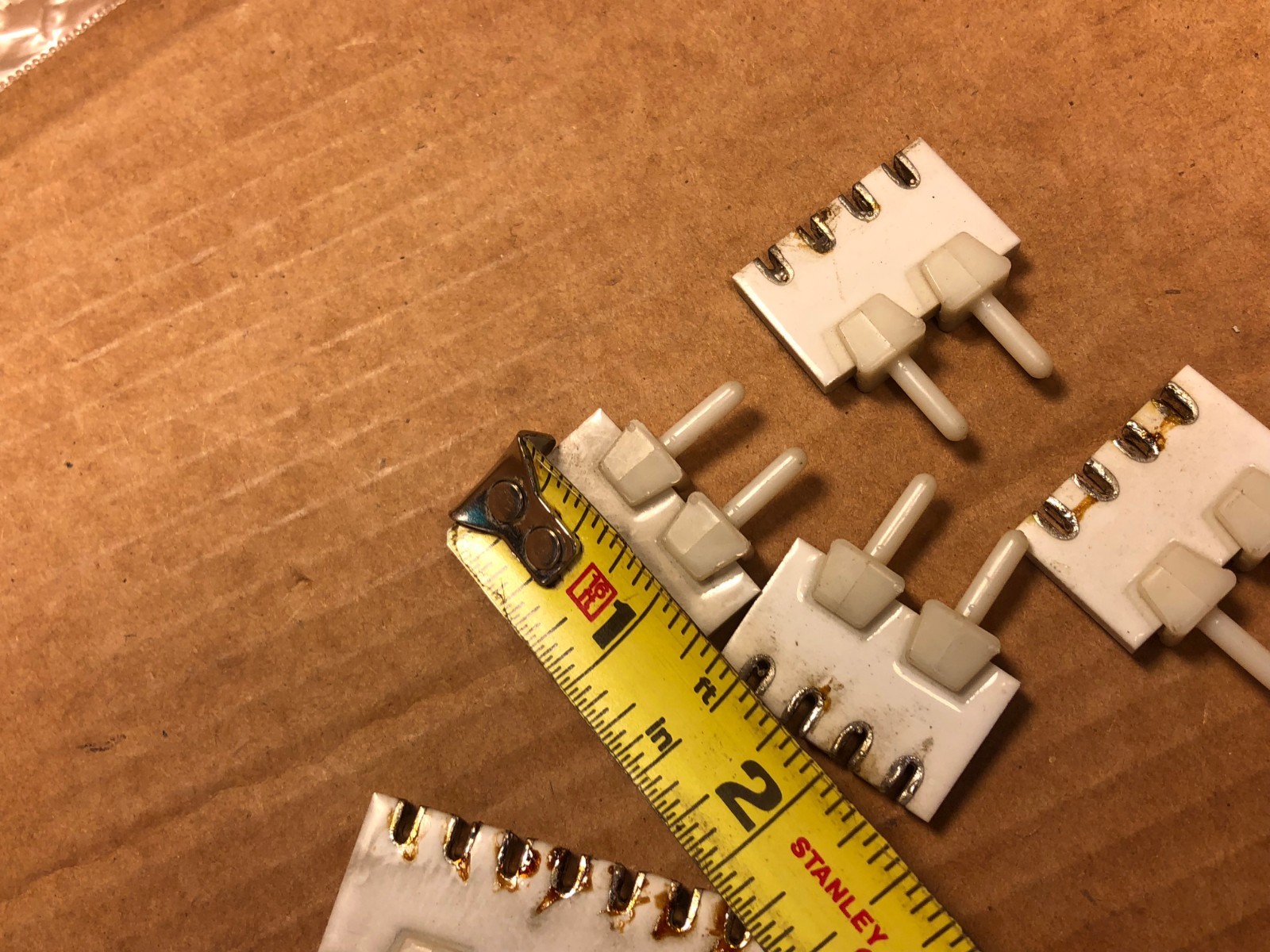 Lot of 6 vintage Ceramic Terminal Strips for Tube Amplifier or