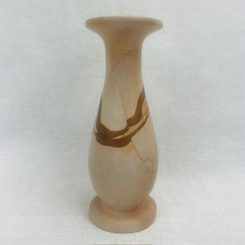 Marmor Onyx Stein 7" Knospen Vase - Hergestellt in Pakistan