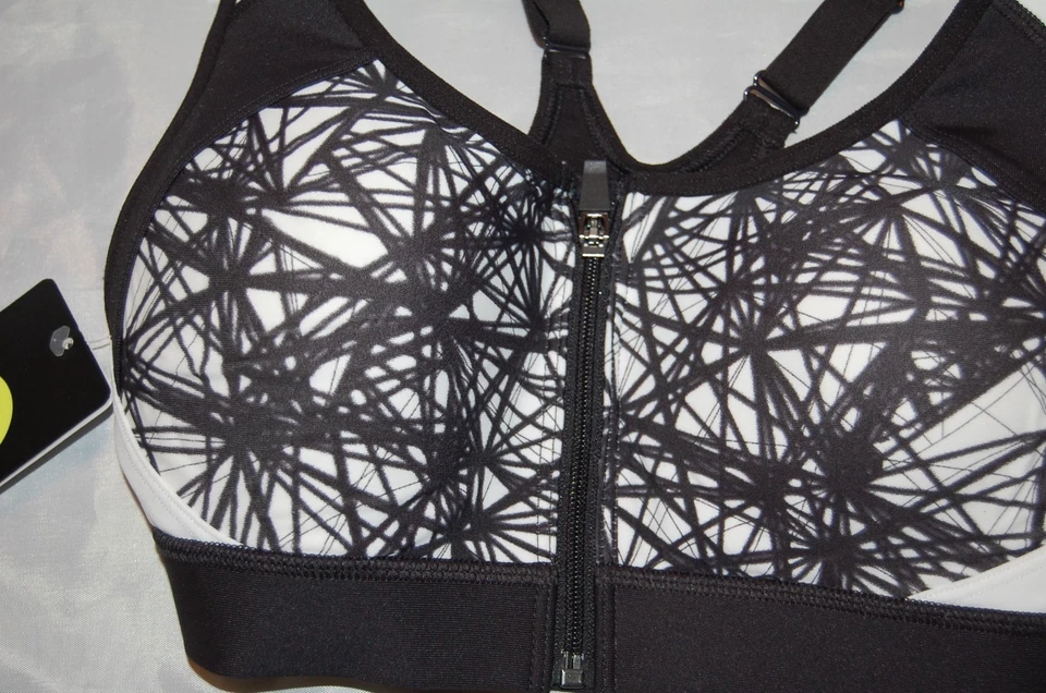 Новый черный белый на молнии чемпион C9 дуэт сухой спортивный бюстгальтер размер XS - Изображение 2 из 3