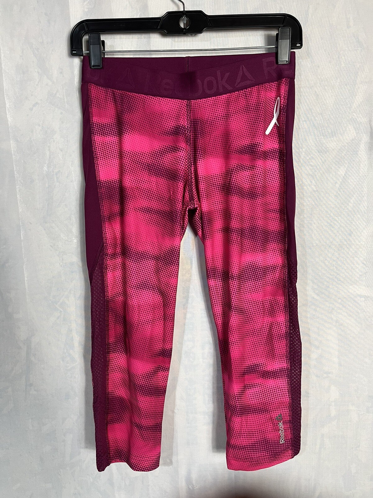 Women’s Leggings Size Small Reebok Speedwick  Pink And Purple High Rise