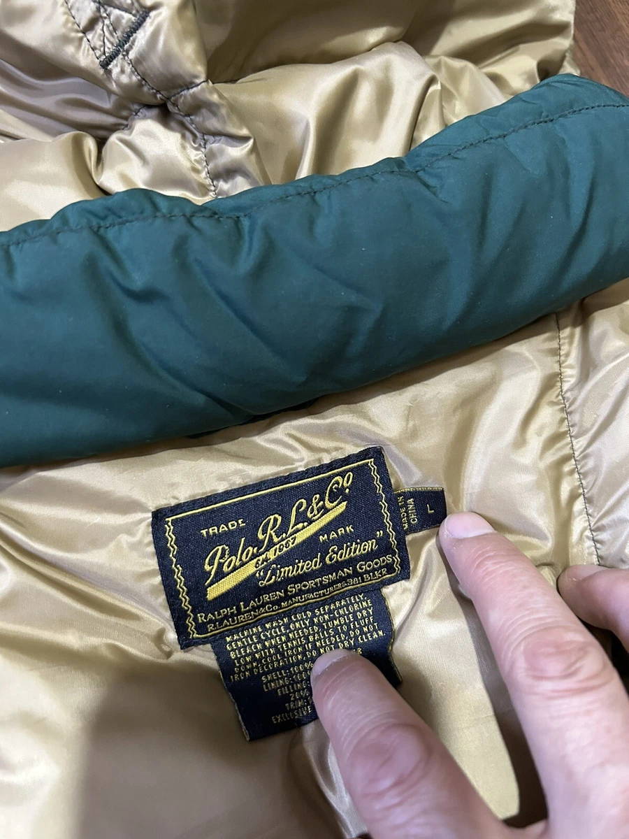 Polo ralph lauren lg down sale fill coat