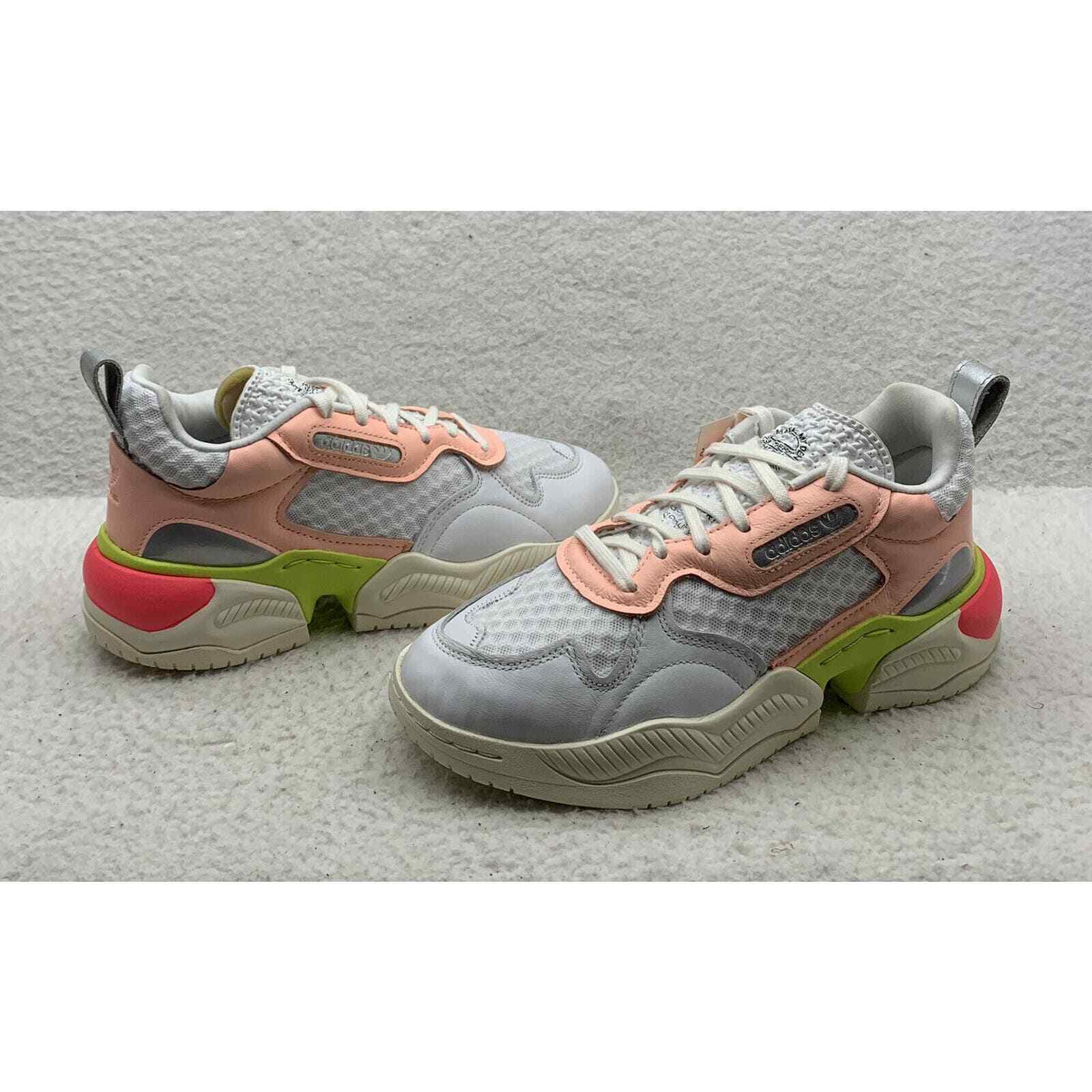 Adidas Super Court RX Womens Running Sneakers in Pink White Size 7 FV3675-image