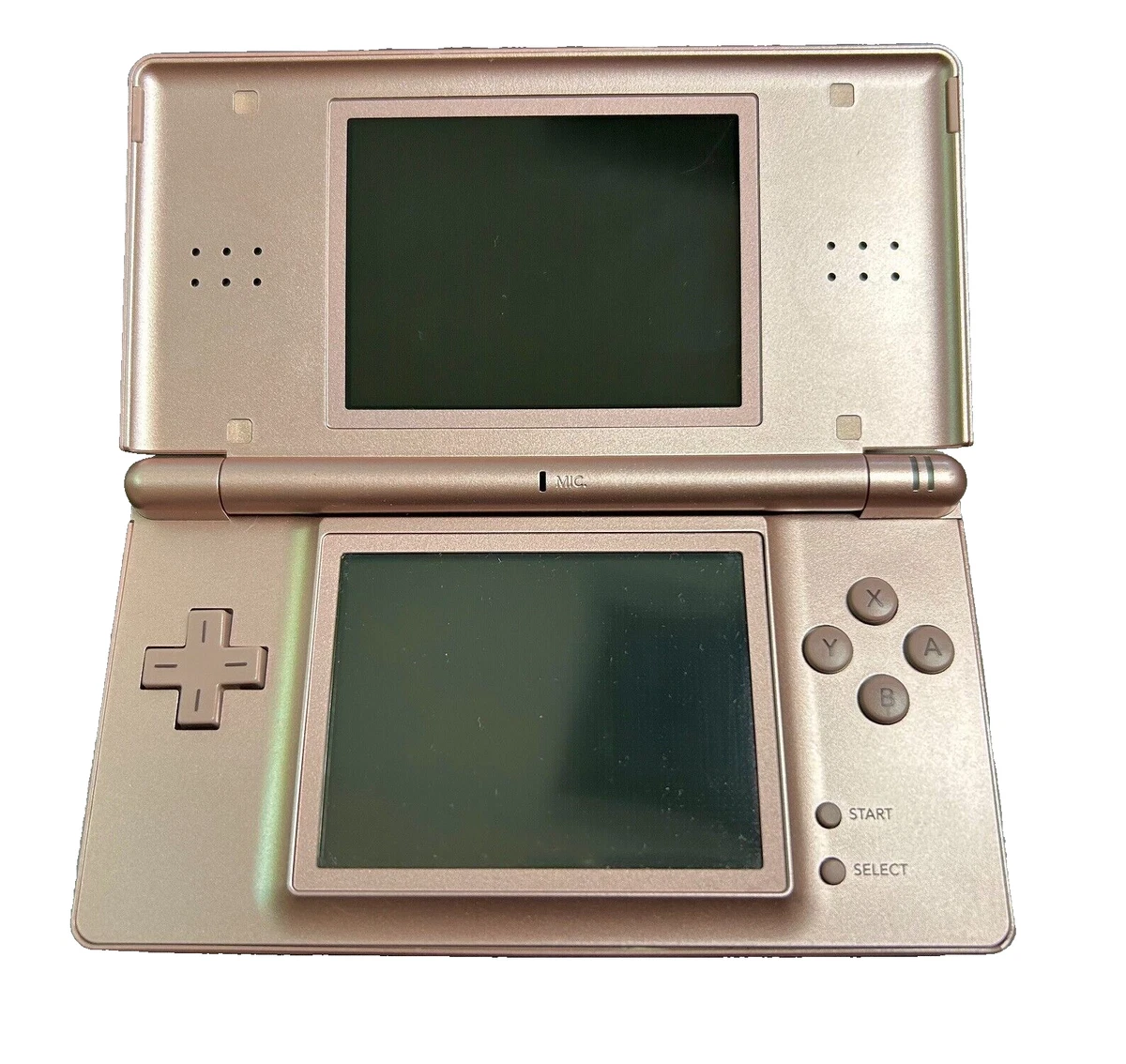 Genuine Nintendo DS Lite Metallic Rose Handheld System + Charger 